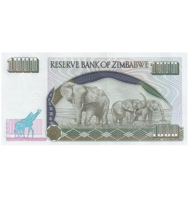 Zimbabwe 1000 Dollars 2003 Pick 12b